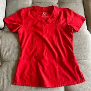 Red Barco One Scrub Top